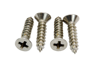 #4 x 1/2" Stainless Flat Head Phillips Wood Screw, (100 pc), 18-8 (304) Stainless Steel Screws by Bolt Dropper