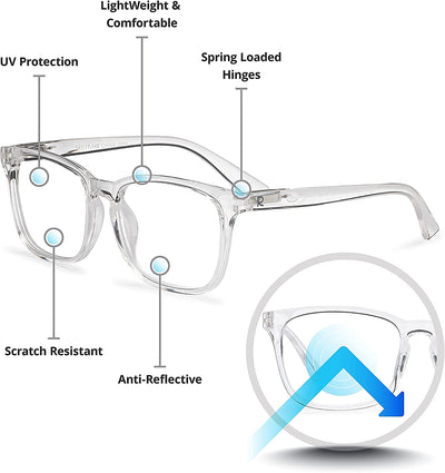 Blue-Light-Blocking-Reading-Glasses-Clear-0-00-Magnification-Computer-Glasses