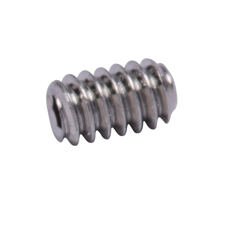 4-40 X 3/16" Stainless Set Screw with Hex Allen Head Drive and Oval Point (100 pc), 18-8