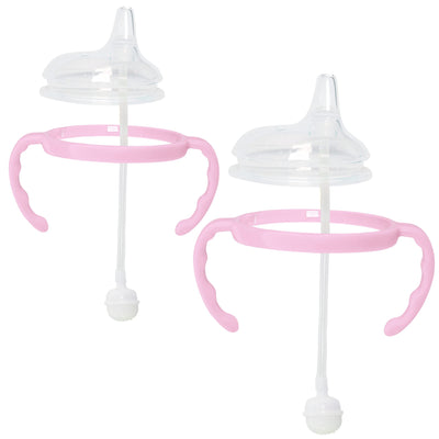 Soft Spout Transition Sippy Cup Kit for Comotomo Baby Bottles | Conversion Kit Fits 5