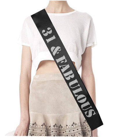 31st Birthday, 31st Birthday Gifts for Women, 31st Birthday Tiara, 31st Birthday Sash