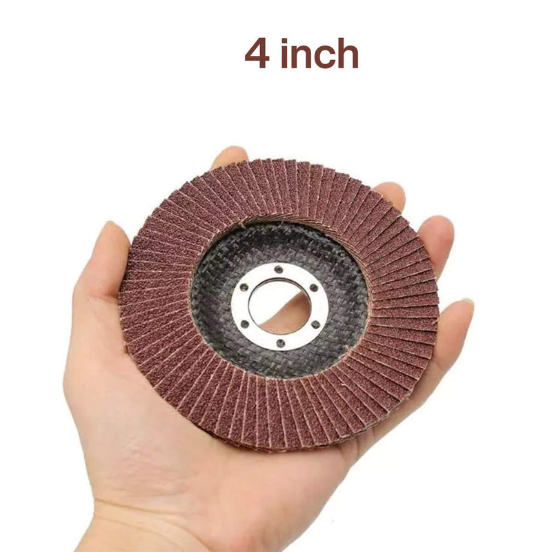 Katzco Grinding Wheels - Flap Grinding Wheels for Angle Grinder - 5 Piece Ideal Grinding