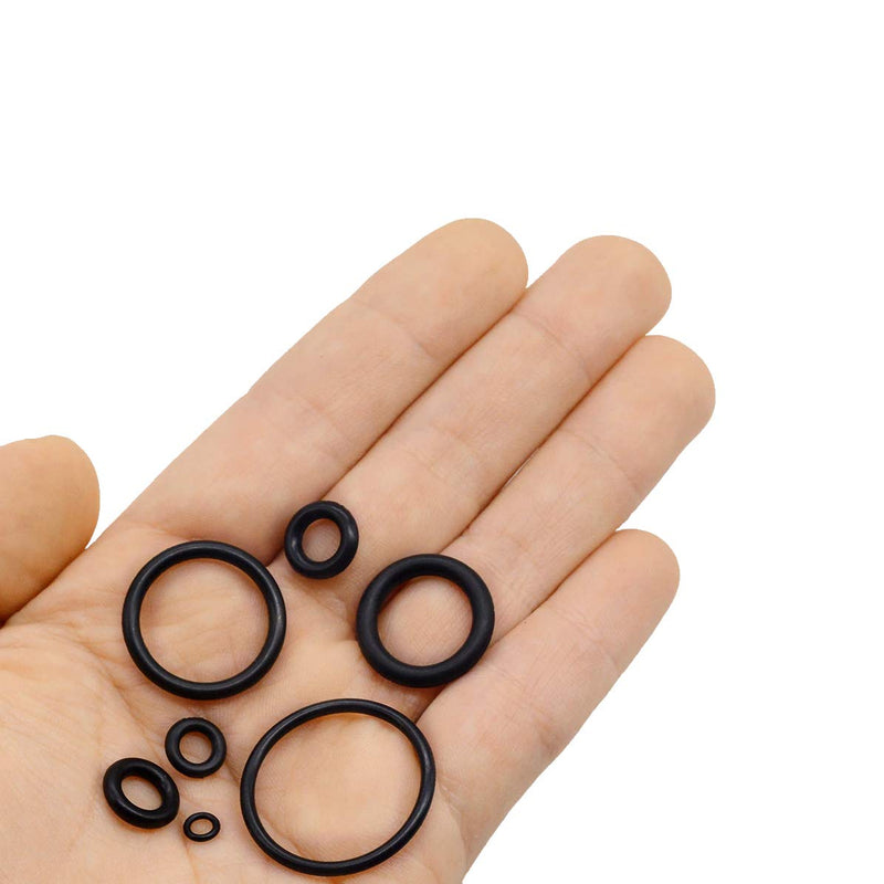 Katzco 62 Piece O-Ring Assortment Set - Heavy Duty Rubber Rings For Professional Plumbing