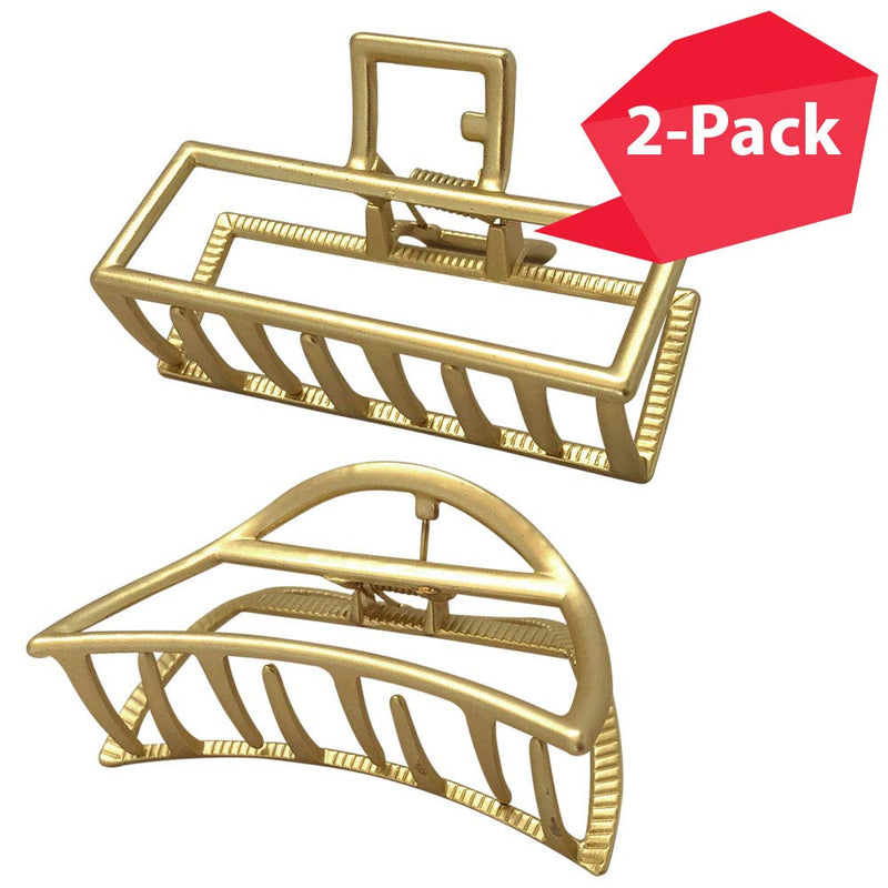 Large Metal Hair Clip, Hawwwy 2 Pack Hair Claw Clip, Fashion Jaw Clips, Hair Accessories