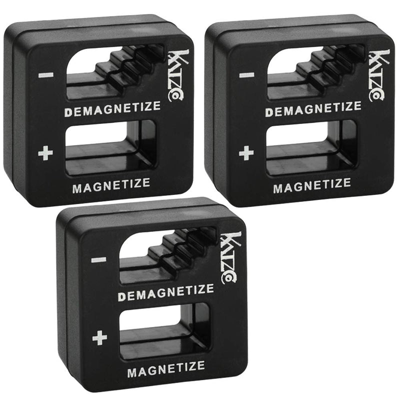 Precision Magnetizer and Demagnetizer - for Screwdrivers, Screws, Drill Bits, Sockets, Nuts, Bolts, Nails, Drivers, Wrenches, Tweezers, and Other Steel Tools