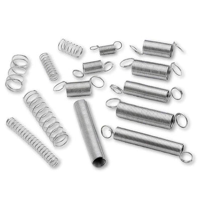 Katzco Compression and Extension Spring Assortment - 200 Piece Set of Heavy Duty