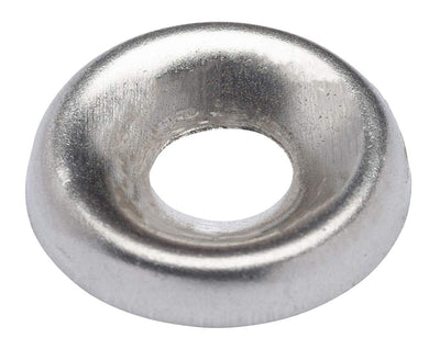 6 Stainless Cup Countersunk Finish Washer, (100 Pack) - Choose Size, by Bolt Dropper, 18