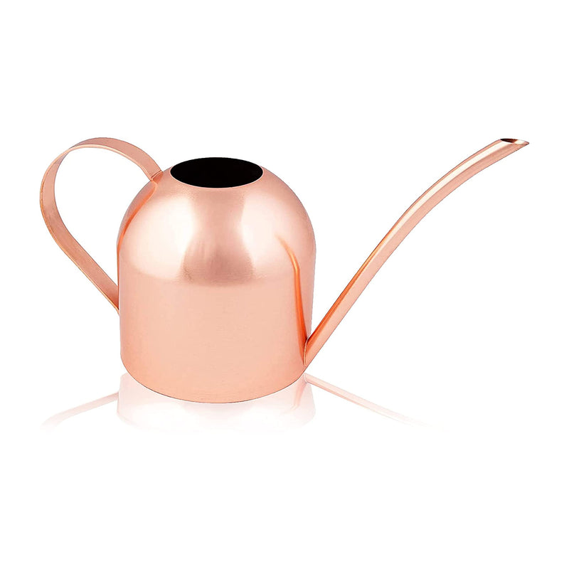 30 Oz. Copper Watering Can - Metal Watering Can With Long Spout, Perfect Plant Watering