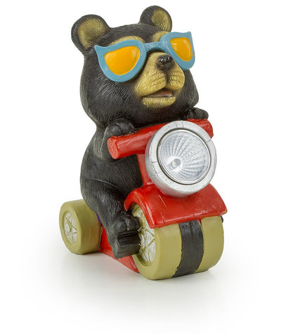 Cool Biker Sunglasses Bear Solar Garden