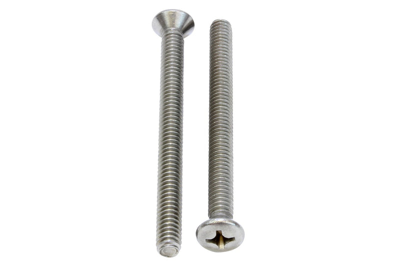 832 X 2 Stainless Phillips Oval Head Machine Screw 25 Pc 188 304 Stainless