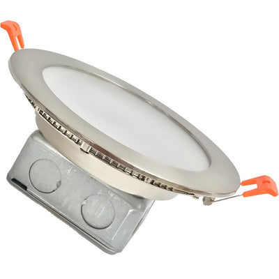 Hamilton Hills Round Flush Mount Recessed LED Light | Thin Ceiling Cans Lighting Fixture