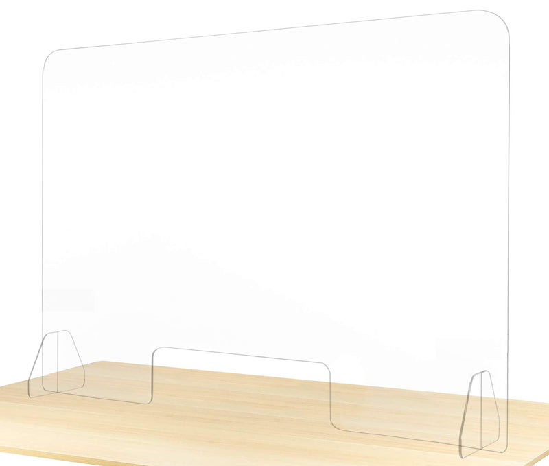 Sneeze Guard For Desk Plexiglass Barrier For Counter Acrylic Desk Divider 92%