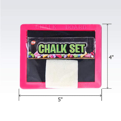 Kicko Neon Chalkboard Sets - Pack of 12 - 5 x 4 Inch Chalkboard with Bright Neon Borders