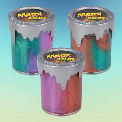 Kicko Mars Mud Putty - 6 Pack Marble Putty - Educational Fidget Toy Ideal for Relaxation