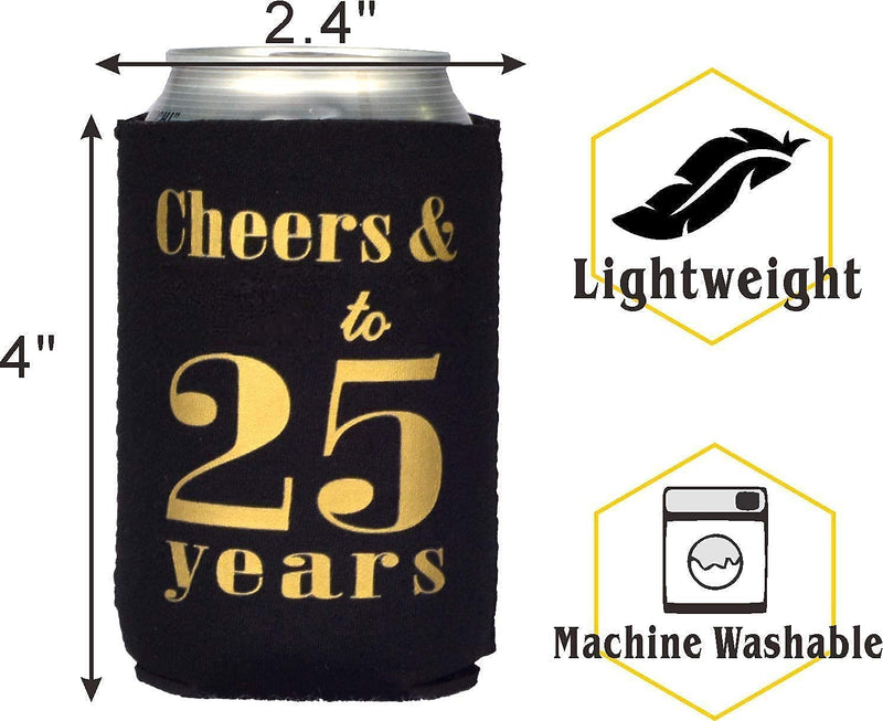 25th Birthday Gifts for Men, 25th Birthday Gifts, 25th Birthday Can Coolers, 25th Birthday