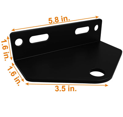 Universal Zero Turn Mower Trailer Hitch 5 Inch Heavy Duty Steel - Including Installation