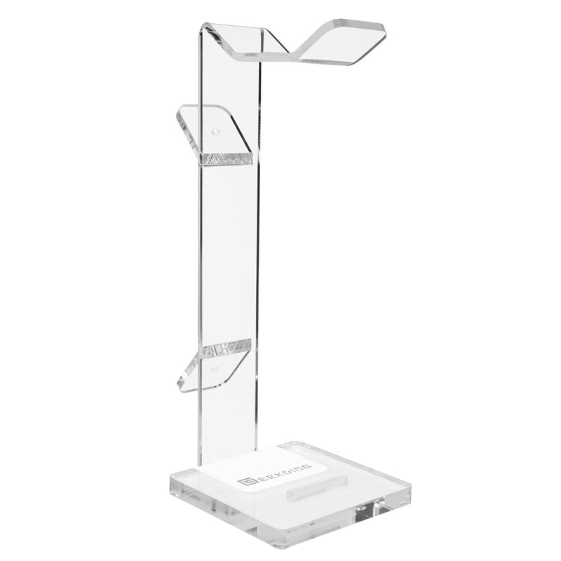 Geekdigg Acrylic Headset Headphone Stand Gaming Headphone Holder With Cable