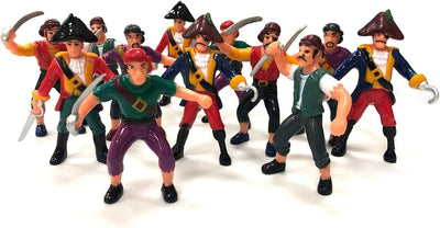 Kicko Pirate Action Figures - 24 Pack - for Imaginary Play, Gift and Prizes - Assorted, 3