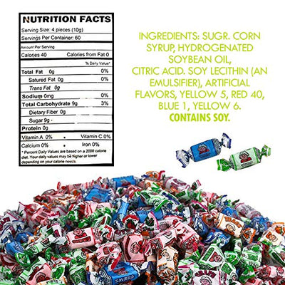 Kicko Fruit Chews - 1 Bag of 240 Pieces Assorted Fruit-Flavored Candy Suckers for Party