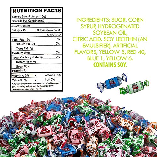 Kicko Fruit Chews - 1 Bag of 240 Pieces Assorted Fruit-Flavored Candy Suckers for Party