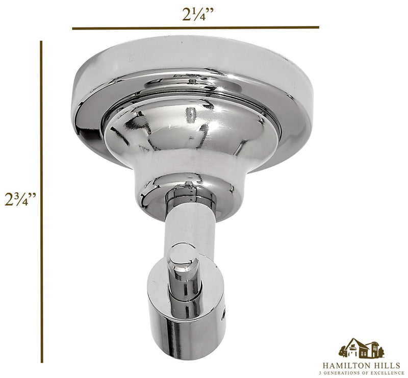 Classical Design Polished Chrome Towel Hook | Premium Quality Stainless Steel Hanging Robe