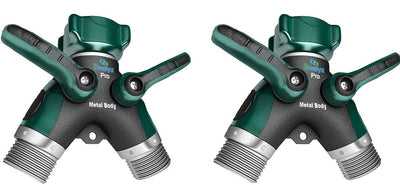 2WAYZ- Garden hose splitter, hose y splitter, two way hose splitter, faucet splitter