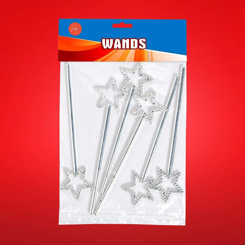 Kicko Mini Fairy Princess Star Wand - 12 Pack - Magic Wizard Staff - for Party Favors