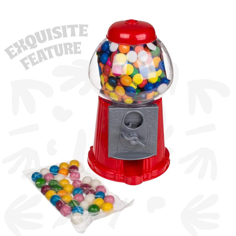 Kicko 8.5 Inch Gumball Machine - Classic Candy Dispenser - Perfect for Birthdays, Kiddie