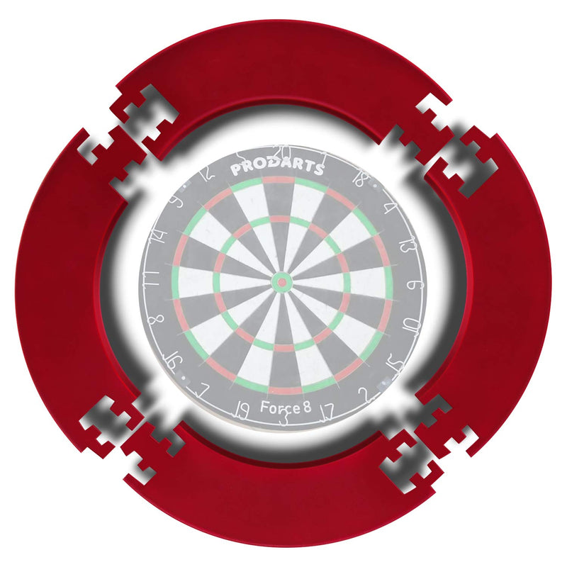 ProDarts Dart Surround for All Brands  dartboards  Darts Collection  red Ring Stable