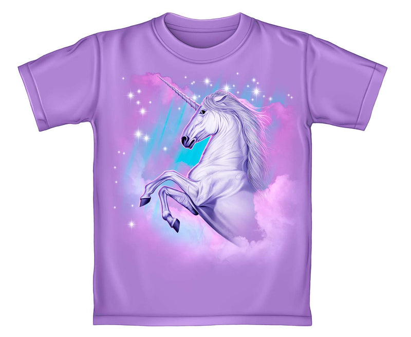 Unicorn Adult Lavender Tee Shirt (Adult Large