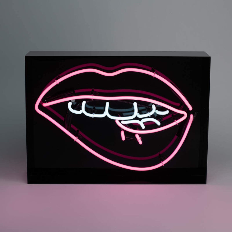 Amped And Co Bar Neon Acrylic Box Light, Real Neon Sign, Extra Large Size 22x9x5