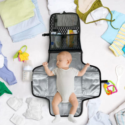 Portable Diaper Changing Pad For Baby - Convenient, Durable, Waterproof Travel