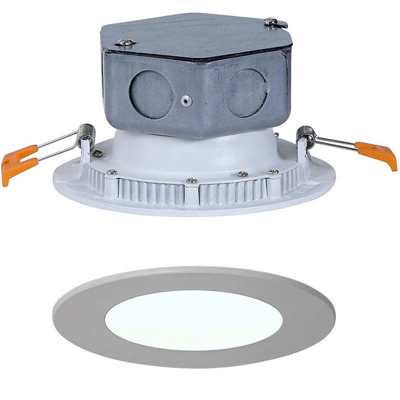 Hamilton Hills Round Flush Mount Recessed LED Light | Thin Ceiling Cans Lighting Fixture