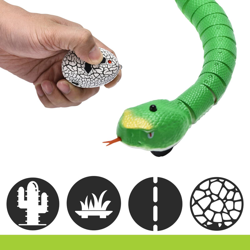 Infrared Remote Control Rattle Snake Rc Animal Prank Toy