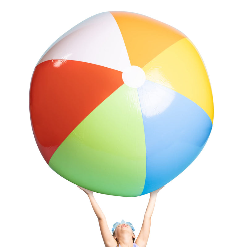 Giant 6 Foot Inflatable Beach Ball, Pool Ball, Beach Summer Parties, and Gifts | 1 Giant