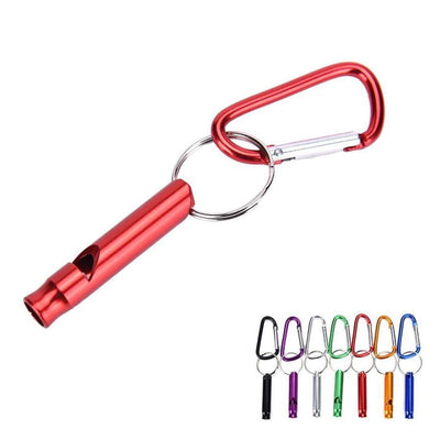 Katzco Emergency Whistle Keychains - 1 Pack - 2.68 Inch Survival Lifeguard Tool -