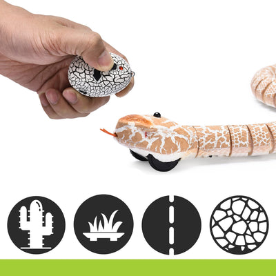 Infrared Remote Control Rattle Snake Rc Animal Prank Toy