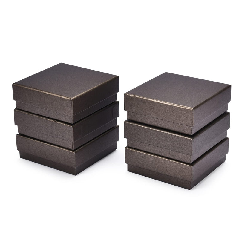 Jewelry Box Gift (6 Pack) - Small Cardboard Jewelry Boxes Packaging