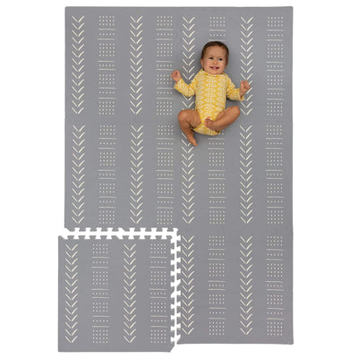 Baby Play Mat - Extra Large, Non-Toxic Foam Play Mat With Soft Interlocking Floor Tiles