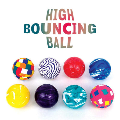 Kicko High Bouncy Balls - 250 Pieces - 1 Inch (27mm) - Cool and Fun Assorted Colorful Bulk