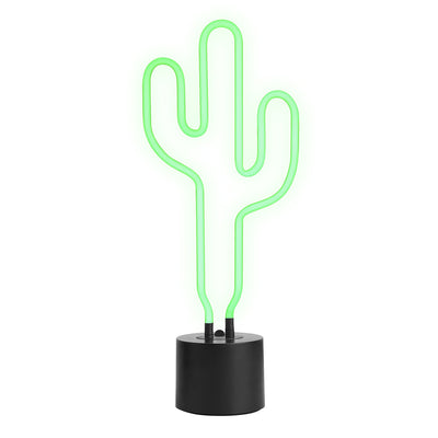 Amped & Co YASS QUEEN Neon Light Novelty Desk Lamp, Large 11.3x9.75, Yellow/White