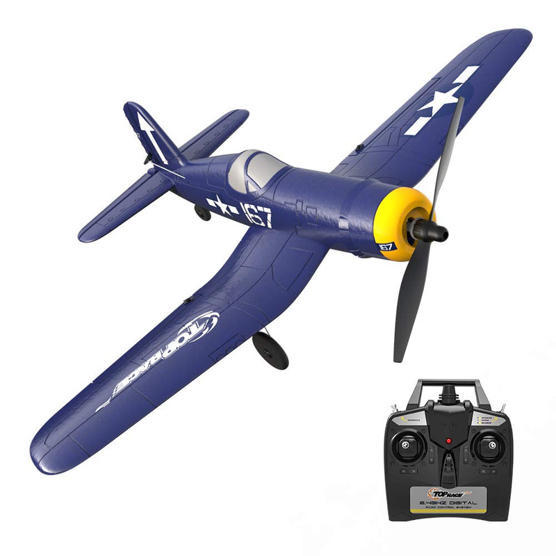 Top Race Rc Plane 4 Channel Remote Control Airplane Ready to Fly Rc Planes for Adults