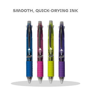 Kicko 2-in-1 Mechanical Pencil With Colored Pen - 6 Pack - Clutch Pencil with Fine