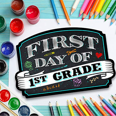 Bigtime Signs First Day of School & Last Day of School Double Sided Photo Picture Prop