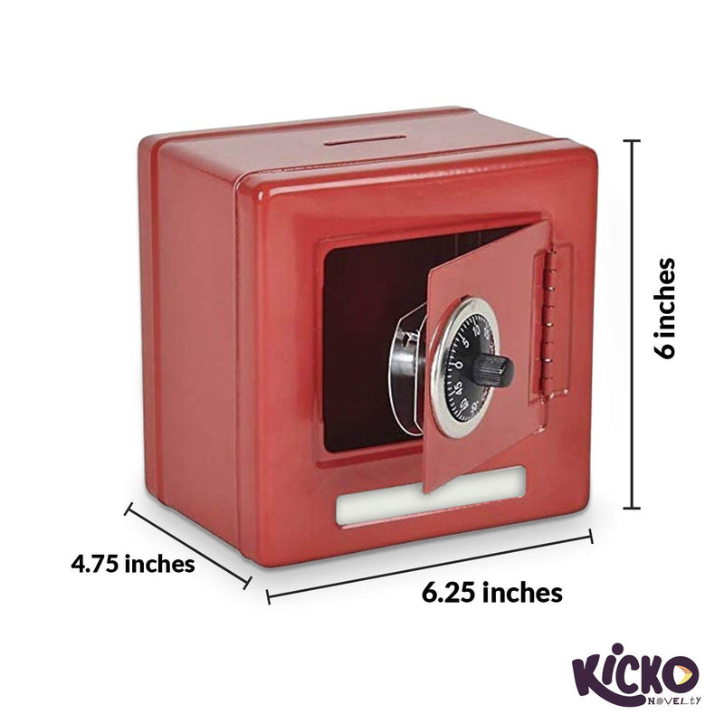 Kicko Combination Bank Moneybox - 1 Piece - Miniature Coin Safety Vault - for Party