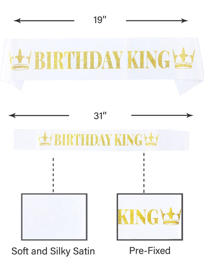 Birthday Crown for Boys,Birthday King Crown,King Crowns for Boys,Happy Birthday Crown