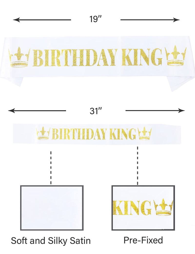 Birthday Crown for Boys,Birthday King Crown,King Crowns for Boys,Happy Birthday Crown