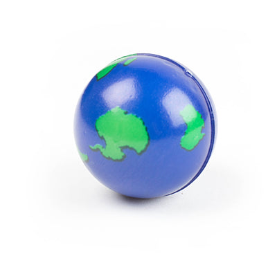 World Stress Ball Earth Stress Relief Toys Therapeutic Educational Balls Bulk 1 Dozen 2"