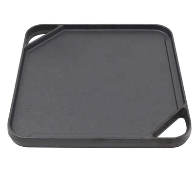 Bruntmor 17" x 9" Pre-Seasoned Cast Iron Reversible Grill/Griddle Pan, Cast Iron Grill Pan