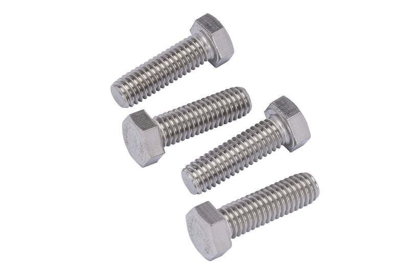 3/8"-16 X 1-1/4" (25pc) Stainless Hex Head Bolt, Fully Threaded, 18-8 Stainless